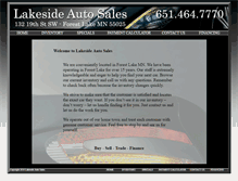 Tablet Screenshot of lakesideautosonline.com